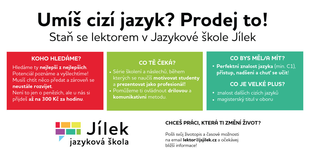 N&aacute;bor lektorů J&Scaron; J&iacute;lek 